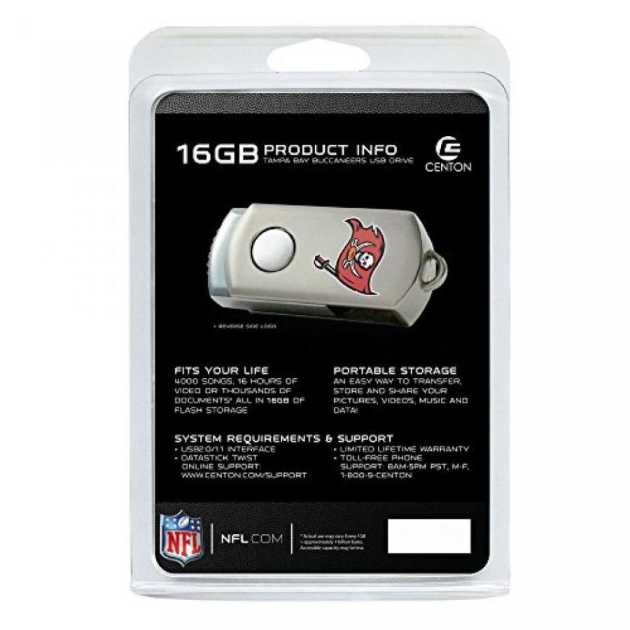 全国送料無料 パソコン ストレージ Centon タンパベイ ・ バッカニアーズ版 NFL DataStick ツイスト 16 GB USB 2.0 フラッシュ ドライブ DSTF16GB ・ タム