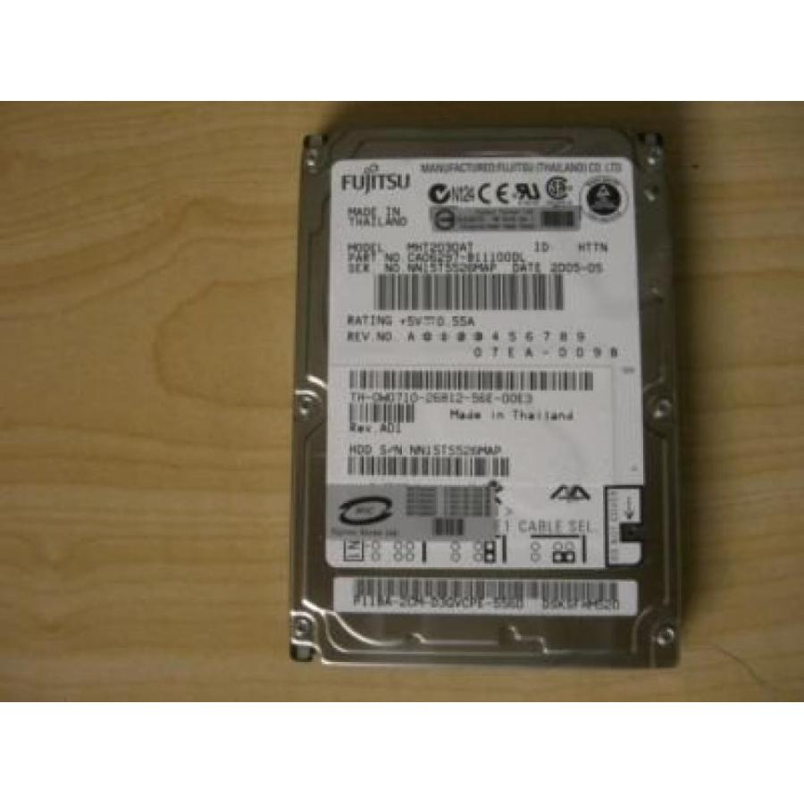 全国送料無料 パソコン ストレージ 富士通 - 富士通 30 G 9.5 mm 2.5 4200 rpm MHT2030AT-G の - CA06297 B11100DL