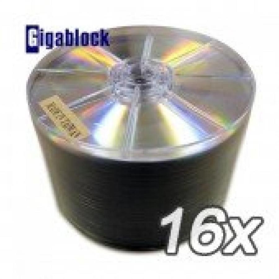 全国送料無料 パソコン ストレージ コピー複製版 200 本 Gigablock DVD + R 16 x 4.7 GB 120 分シルバー トップ