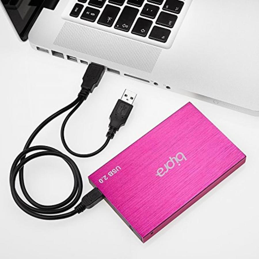 パソコン ストレージ Bipra 200 Gb 200 Gb 2.5 Usb 2.0 外部ポケット スリム ハード ドライブ - 甘いピンク - Ntfs (200 Gb) 【端】
