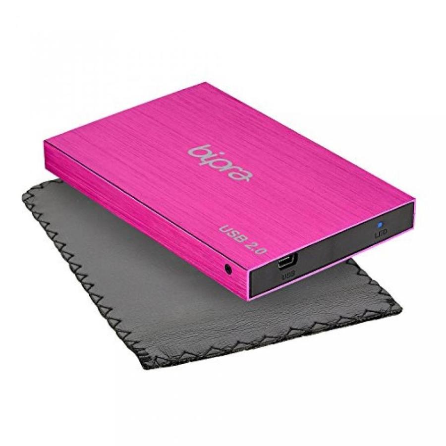 パソコン ストレージ Bipra 200 Gb 200 Gb 2.5 Usb 2.0 外部ポケット スリム ハード ドライブ - 甘いピンク - Ntfs (200 Gb) 【端】