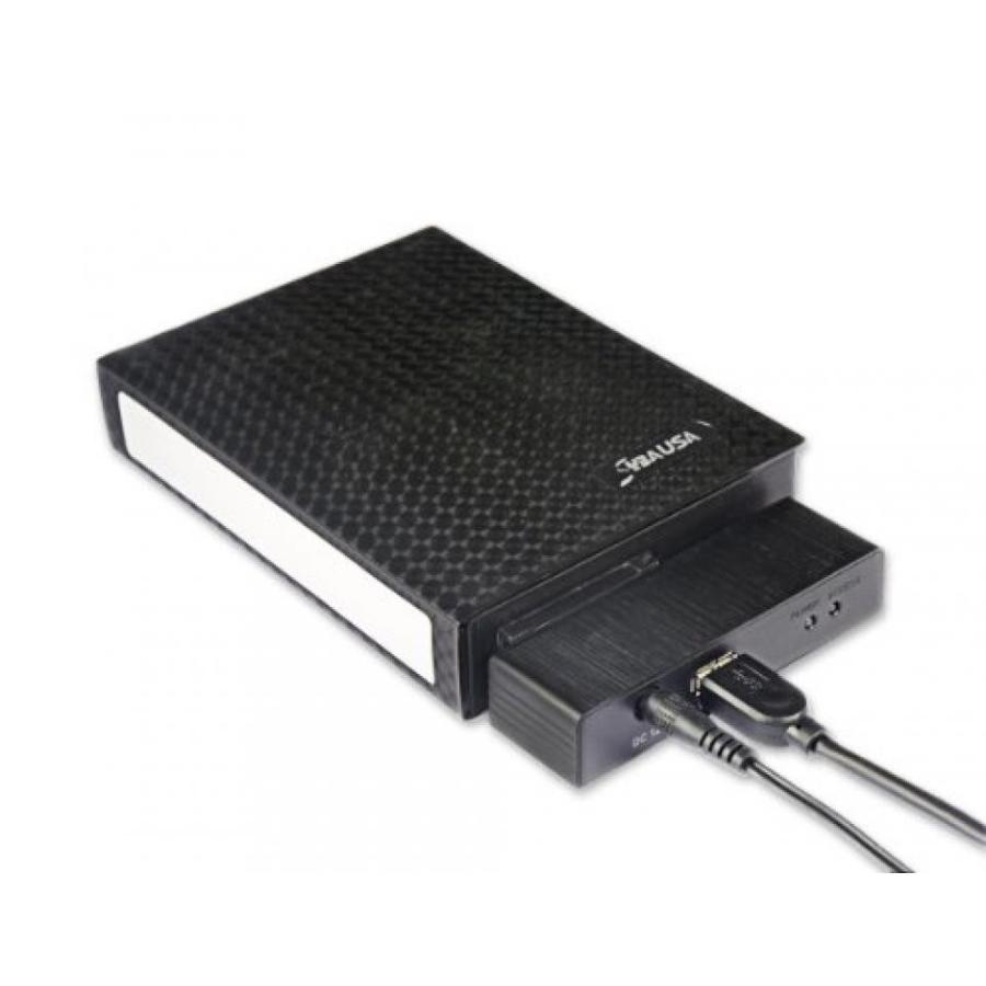 全国送料無料 パソコン ストレージ Syba USB 3.0 ストレージ ケース付き SATA II の HDD アダプターに 3.5 インチ ハード ドライブ SY ADA20120