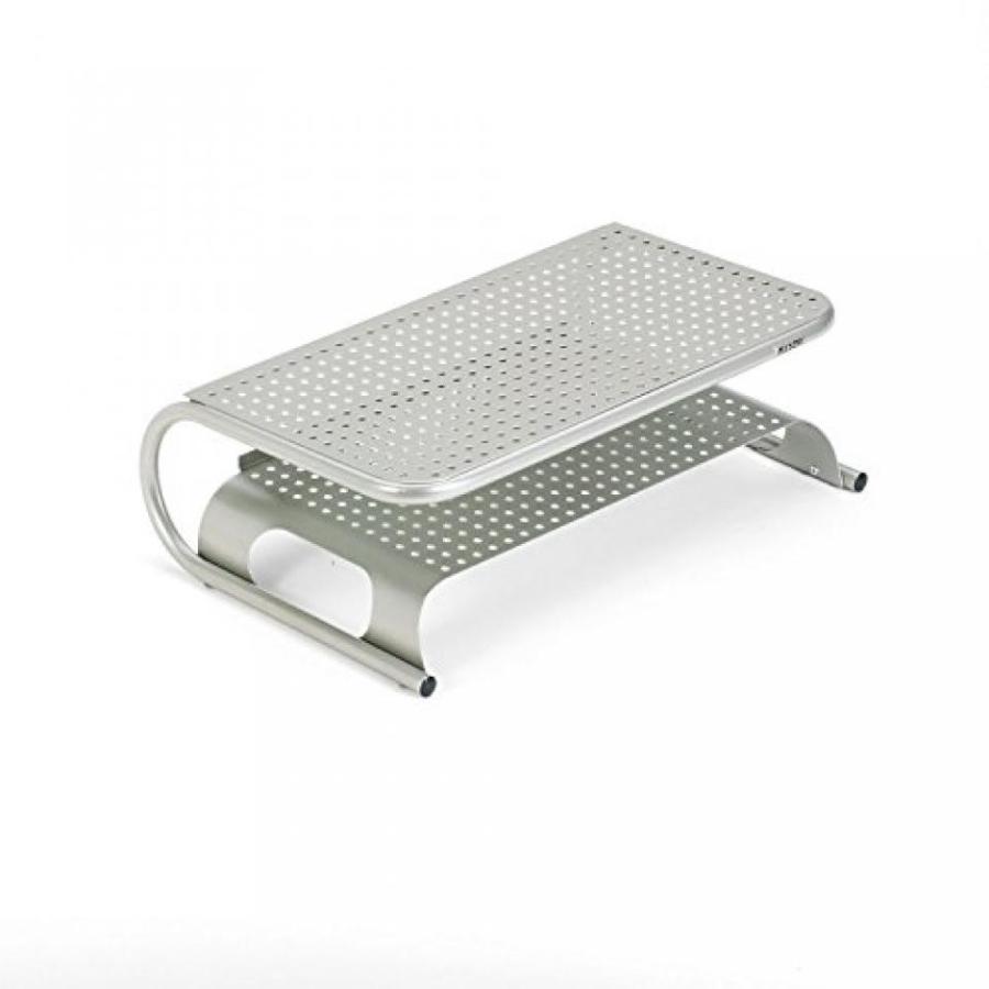 全国送料無料 パソコン ストレージ デスクトップ プリンター/モニター スタンド19 x 12 1/2 × 6アスソップ社ピューターを金属 (カタログのカテゴリ:
