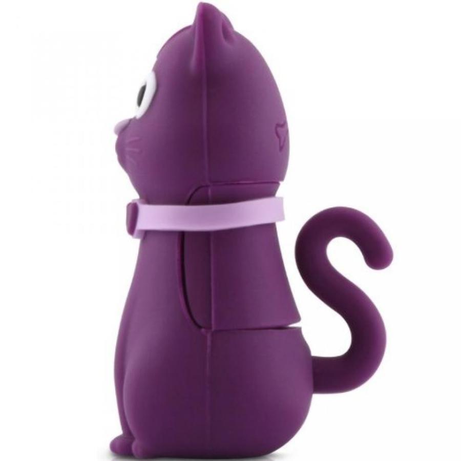 全国送料無料 パソコン ストレージ コレクション 8 GB 紫Cat USB ドライブ (D10091P)