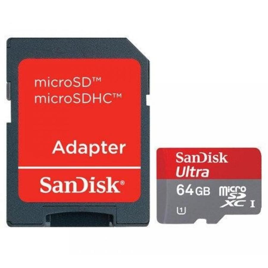 全国送料無料 パソコン ストレージ サンディスク 64 GB 超 microSDXC カード クラス 10 (SDSDQUA-064 G-A11A)｜yuuuuuu26