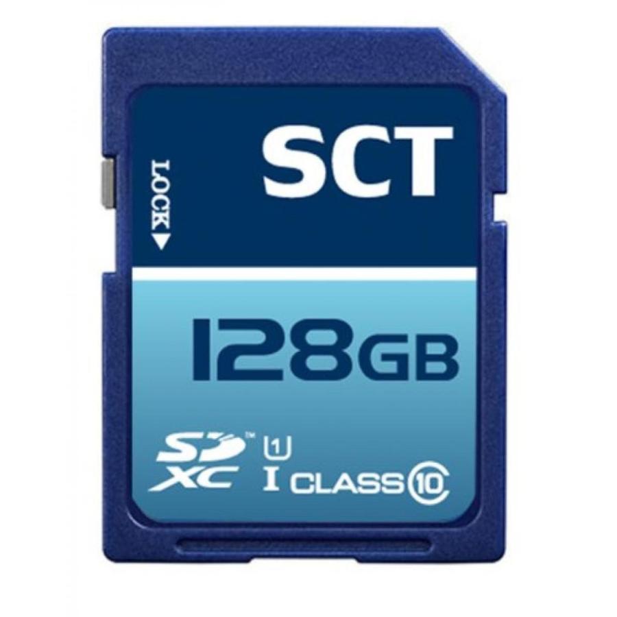 全国送料無料 パソコン ストレージ SCT クラス 10 UHS-1 128 GB SD XC フラッシュ メモリ カードS.F128RT - 小売包装
