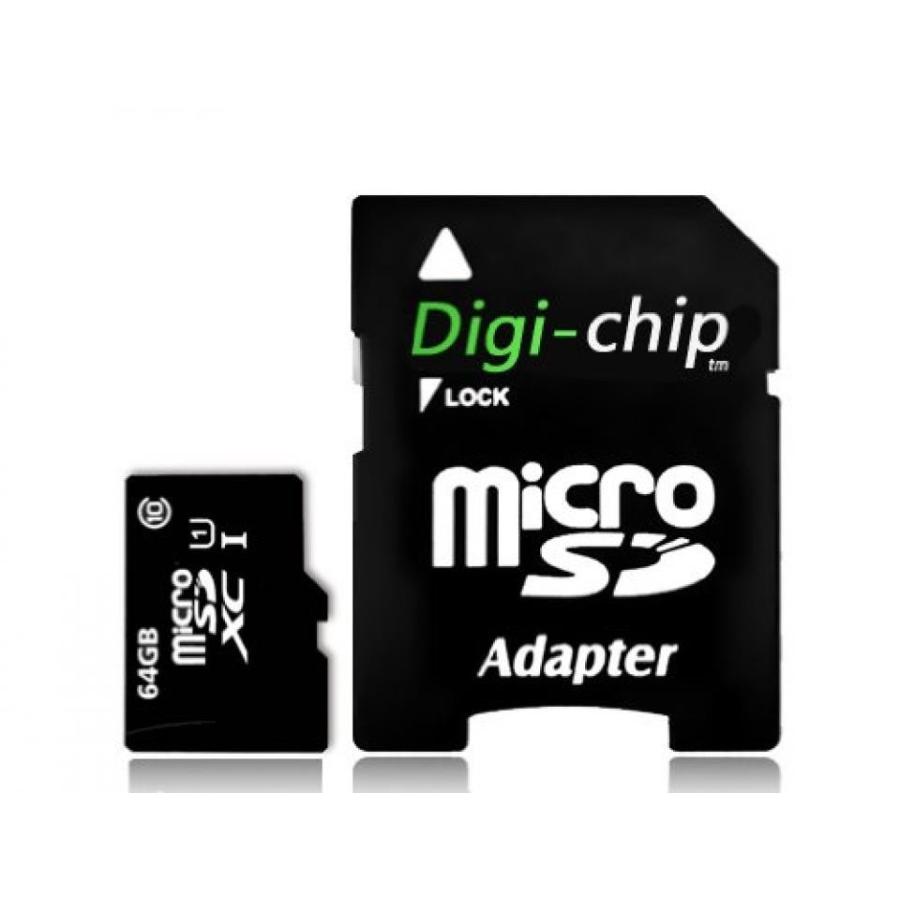 全国送料無料 パソコン ストレージ Digi チップ 64 GB マイクロ SD メモリー カード UHS-1 クラス 10 すサムスン高速メモリー チップ作られましたS 2三星銀河，