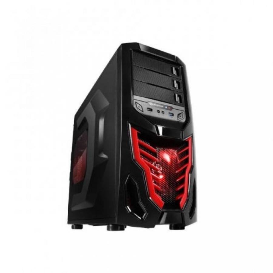 全国送料無料 パソコン PC SSD ソリッドステートドライブ Raidmax ATX ミドル タワー ゲーム ケース ATX-502WBRブラック/レッド
