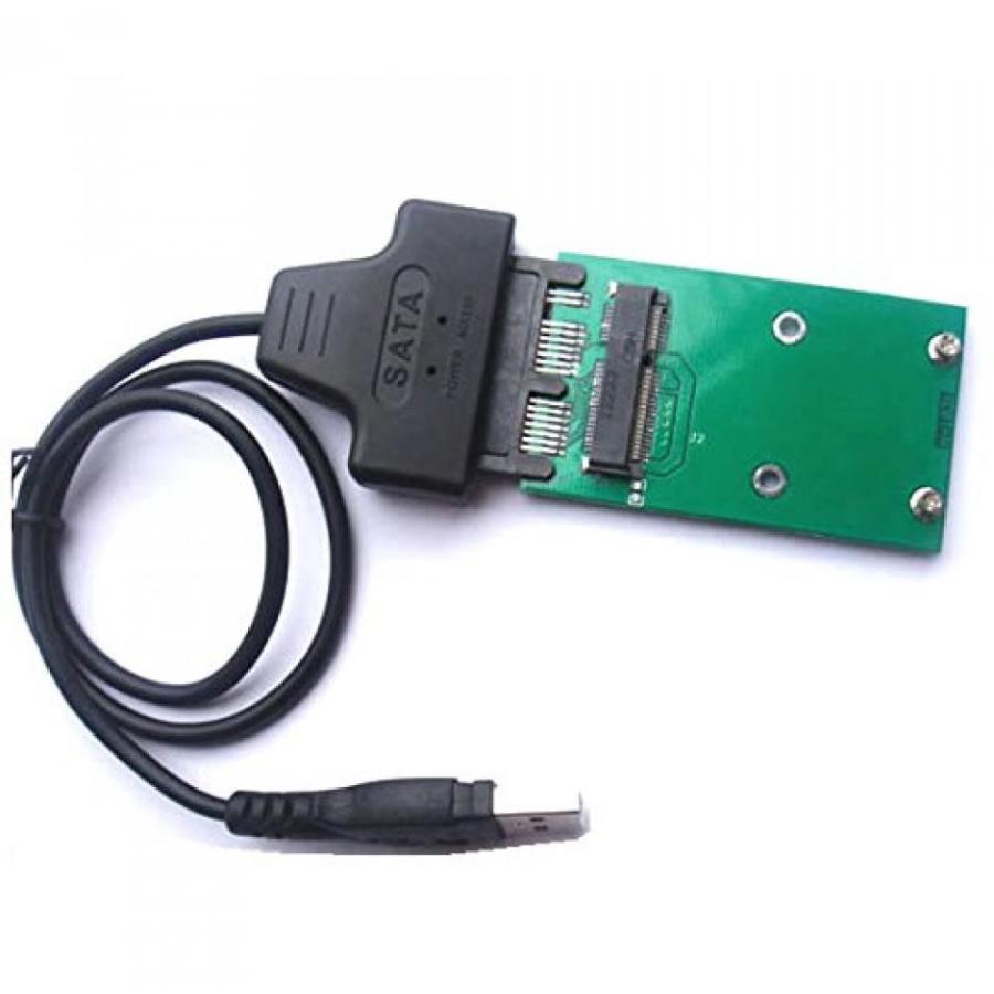 全国送料無料 パソコン PC SSD ソリッドステートドライブ ミニ PCIe mSATA 5 CM マイクロ SATA SSD や USB アダプター カード