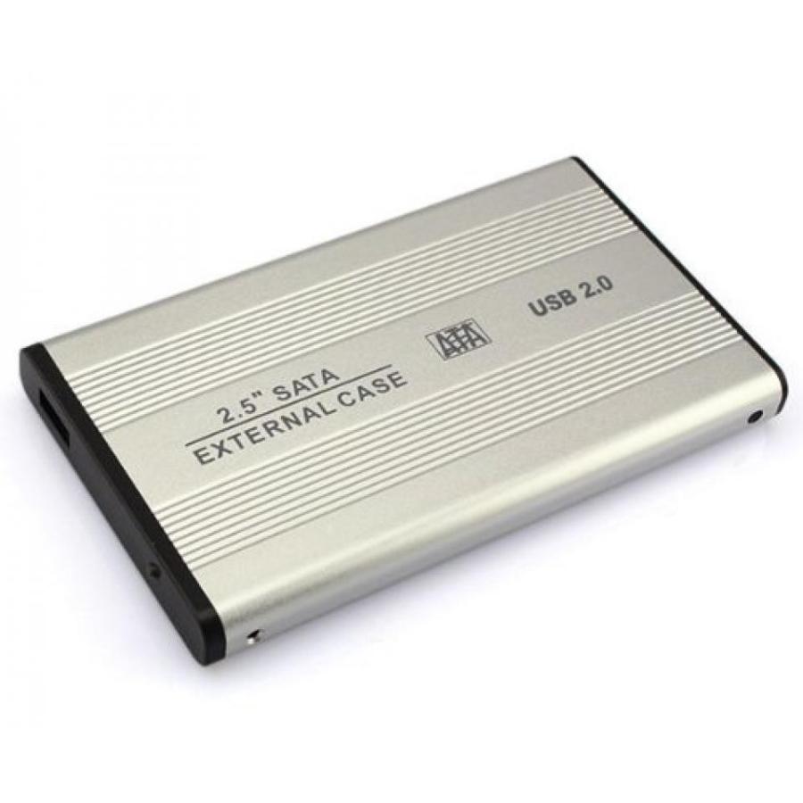 全国送料無料 パソコン PC HDD ハードディスク Smrroy 小胞体 5sd キャディー ケース ホワイト USB 2.0 2.5 インチハード ドライブ SATA HDD HD エンクロージャ