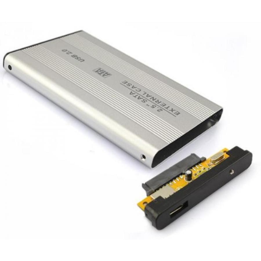 全国送料無料 パソコン PC HDD ハードディスク Smrroy 小胞体 5sd キャディー ケース ホワイト USB 2.0 2.5 インチハード ドライブ SATA HDD HD エンクロージャ_5