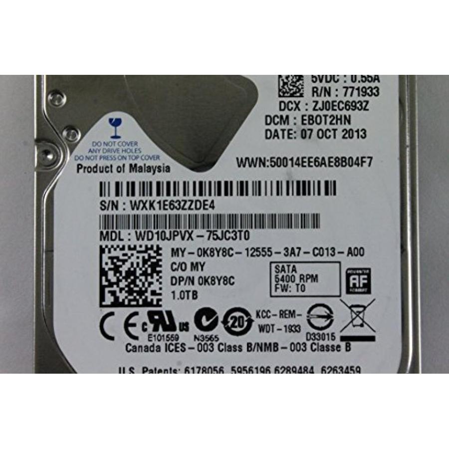 全国送料無料 パソコン ストレージ Dell K8Y8C WD10JPVX 2.5SATA 1000 ギガバイト 5400 西デジタル ノート パソコンのハード ドライブの緯度 E6420