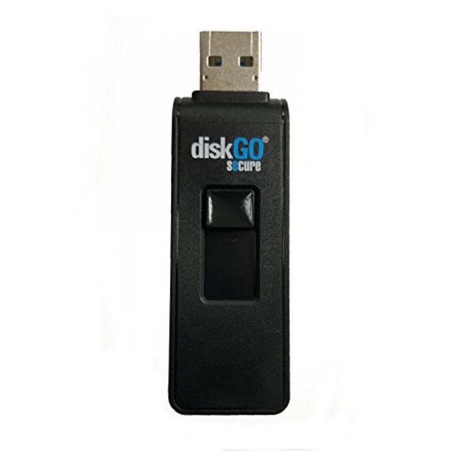 全国送料無料 パソコン ストレージ 端 DiskGO Secure Pro - USB フラッシュ ドライブ - 64 GB
