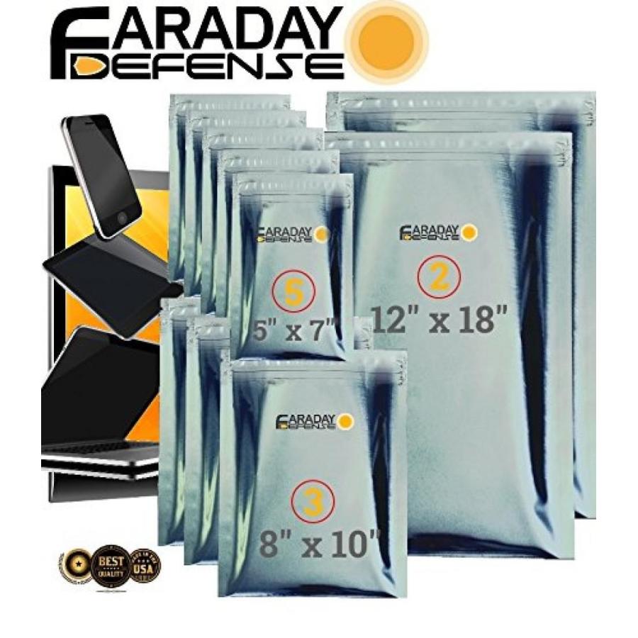 全国送料無料 パソコン ストレージ ファラデーケージ EMP 袋 10% - 軍の等級ユーバー - 太陽フレア袋 2 金属層パーフェクトに SPECCED