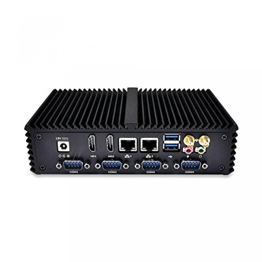 全国送料無料 パソコン PC SSD ソリッドステートドライブ 6 RS232 デュアル Lan デュアルコア ファンレス小型 pc Qotom-310 P? celeron? プロセッサー 3215U 2