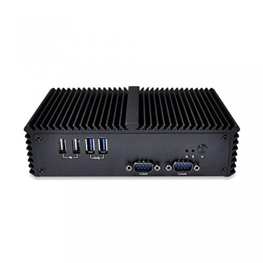 全国送料無料 パソコン PC SSD ソリッドステートドライブ 6 RS232 デュアル Lan デュアルコア ファンレス小型 pc Qotom-310 P? celeron? プロセッサー 3215U 2