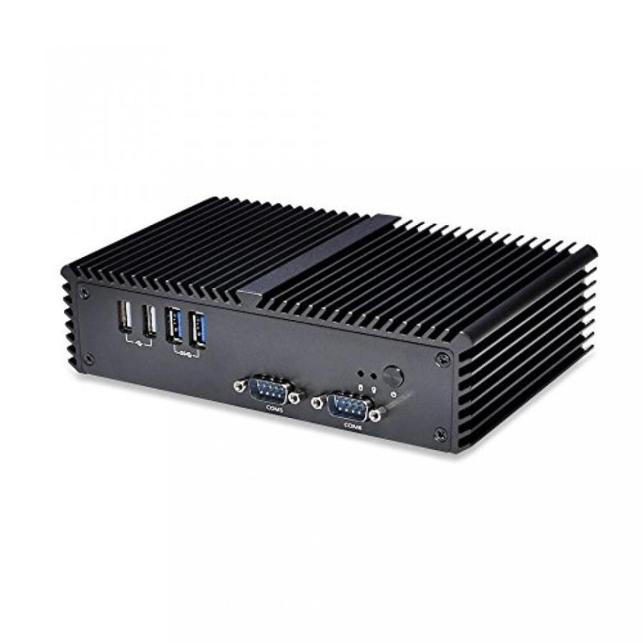 全国送料無料 パソコン PC SSD ソリッドステートドライブ 6 RS232 デュアル Lan デュアルコア ファンレス小型 pc Qotom-310 P? celeron? プロセッサー 3215U 2