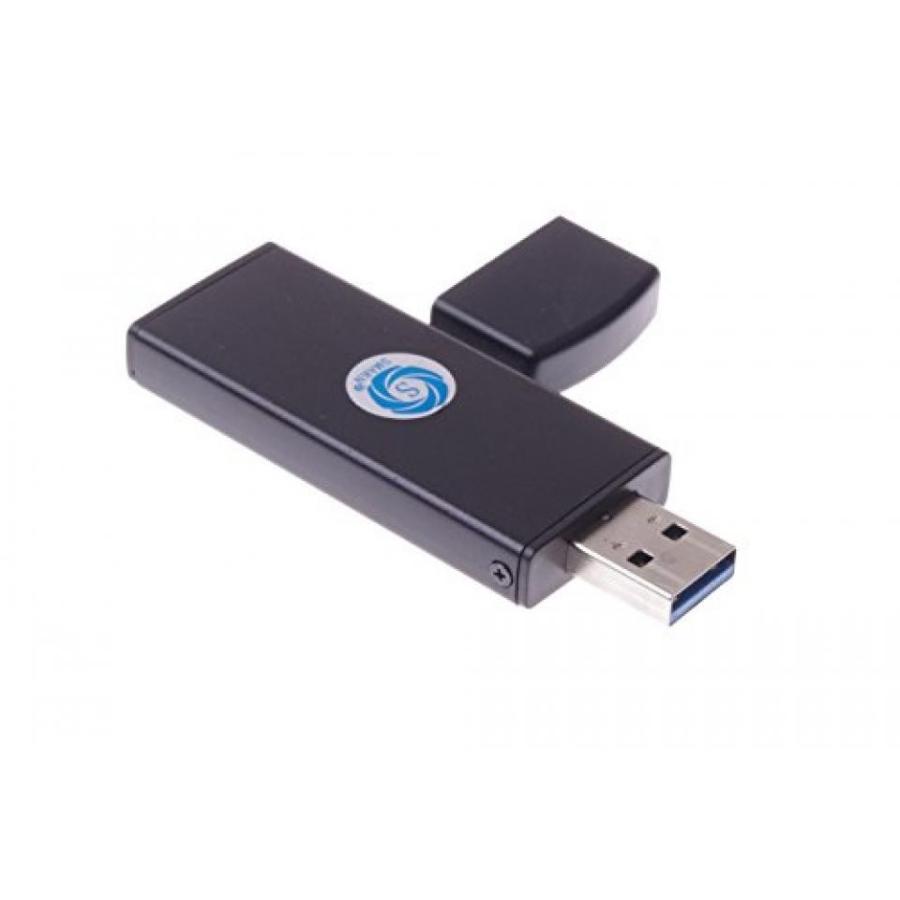 全国送料無料 パソコン ストレージ SMAKN? USB3.0 2242 M.2 NGFF SSD モバイル ハード ディスク ボックス外部エンクロージャのストレージ ケース
