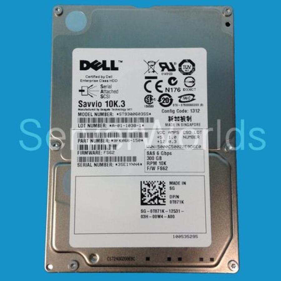 全国送料無料 パソコン ストレージ DELL ST9300603SS デル ST9300603SS デル 300 GB 10 K 6 G SFF SAS ハード ディスク ドライブ