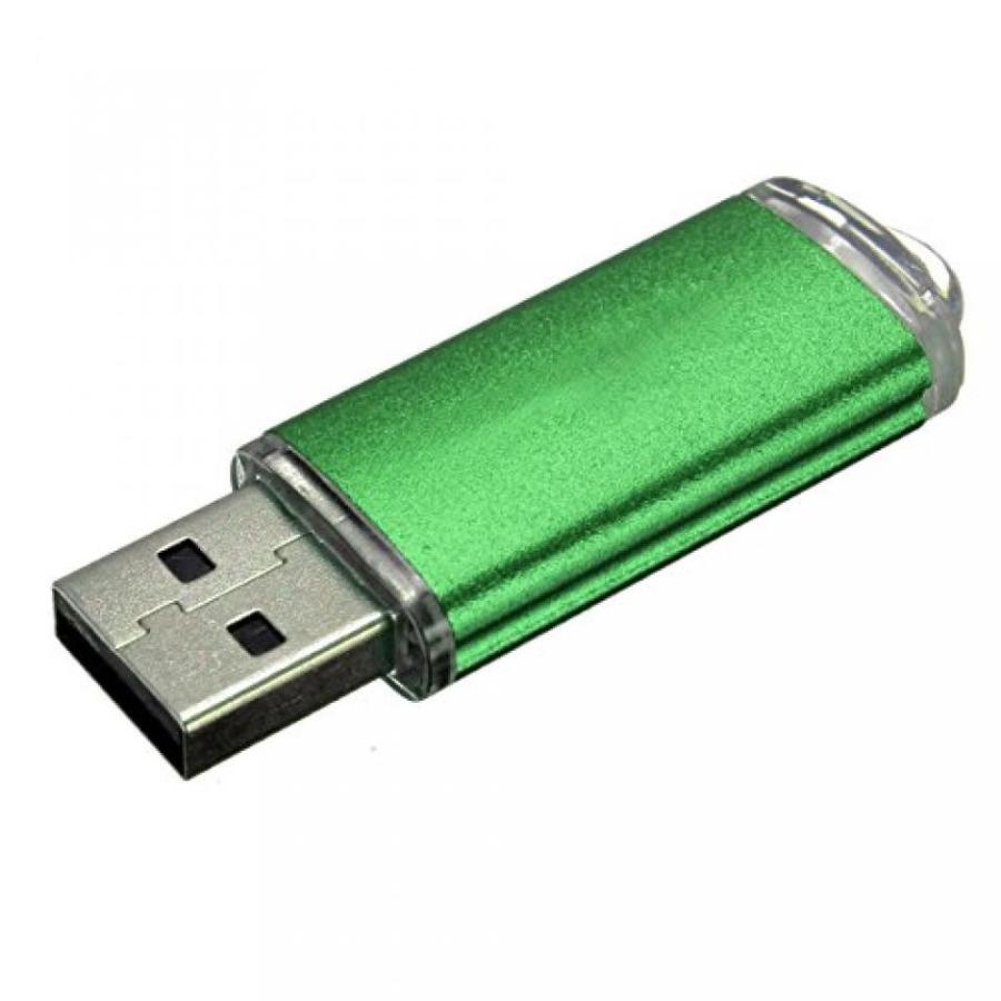 全国送料無料 パソコン ストレージ USB フラッシュ ドライブの 1 GB Usb 2.0 メモリ スティック データ棒緑 x SODIAL(R) 10