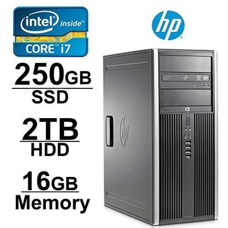 全国送料無料 パソコン PC SSD ソリッドステートドライブ HP エリート 8100 i7 ワークステーション (コア i7 2.8 GHZ 2 TB HDD 256 GB SSD 16 GB RAM WIFI 窓 7
