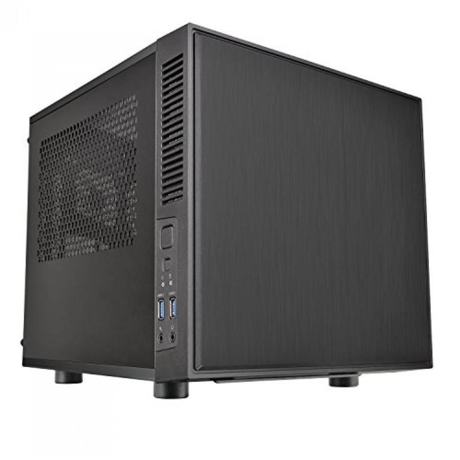 全国送料無料 パソコン ストレージ Thermaltake サプレッサー F1 ミニ ITX Tt LCS 認定キューブ コンピューター シャーシ CA-1E6-00S1WN-00