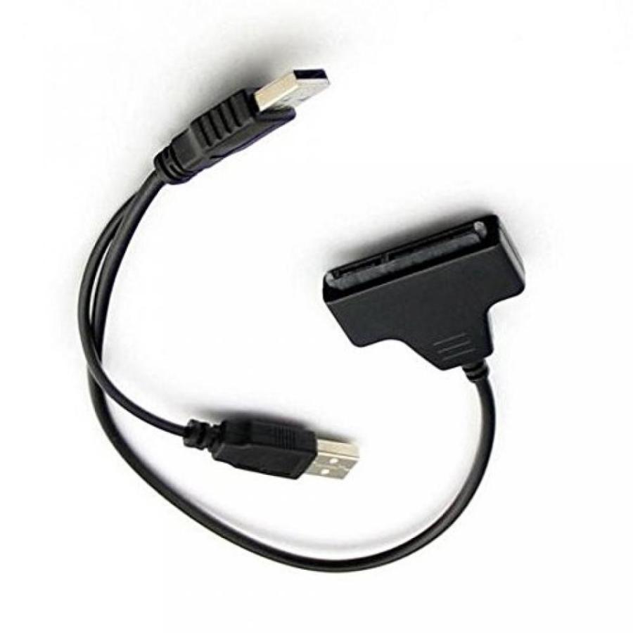 全国送料無料 パソコン PC HDD ハードディスク Fivetech USB 2.0 2.5 SATA ノート パソコンのハード ドライブのアダプター 7 ・ 15-22-ピンコネクタ 36/19 CM