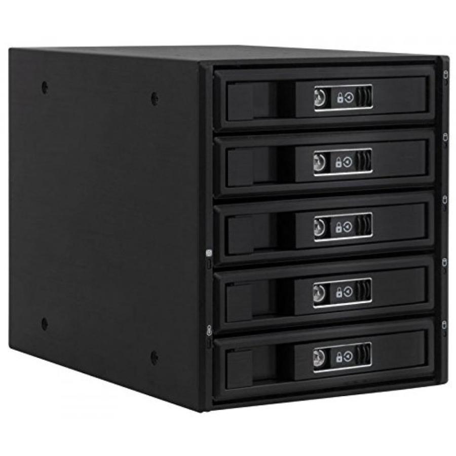 全国送料無料 パソコン ストレージ Kingwin アルミ 5 ベイ ホット スワップ モバイル ラックの 2.5 3.5 HDD/SSD の内蔵 SATA ハード ドライブ バック プレーン