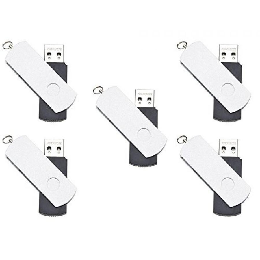 全国送料無料 パソコン ストレージ FEBNISCTE 5 パック ユーロ スイベル USB3.0 フラッシュ メモリ ドライブ