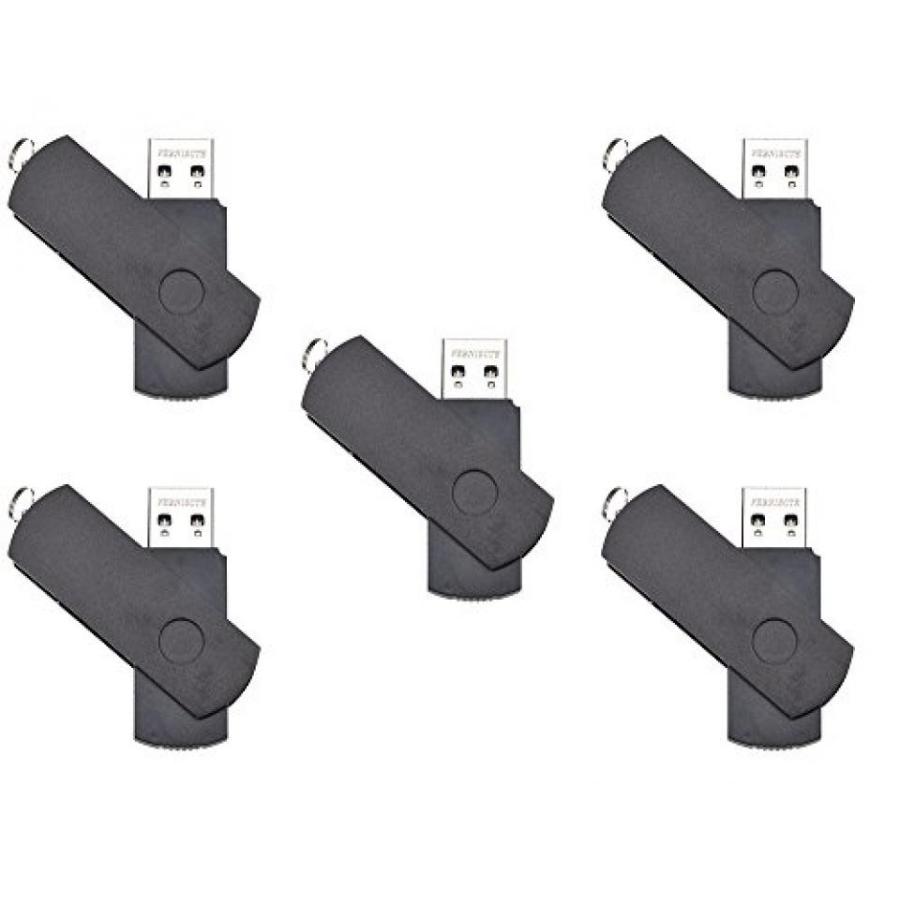 全国送料無料 パソコン ストレージ FEBNISCTE 5 パック ユーロ スイベル USB3.0 フラッシュ メモリ ドライブ