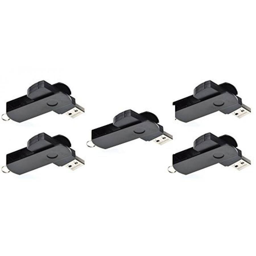 全国送料無料 パソコン ストレージ FEBNISCTE 5 パック ユーロ スイベル USB3.0 フラッシュ メモリ ドライブ