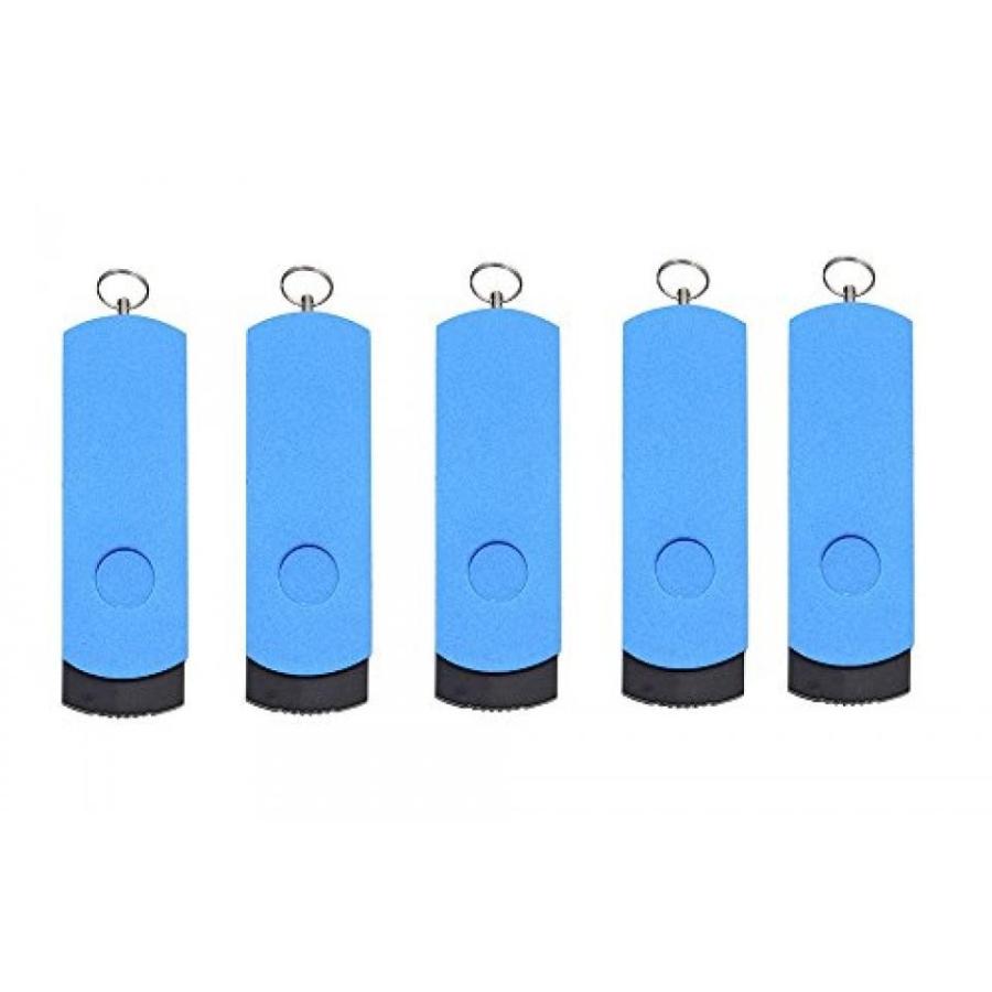 全国送料無料 パソコン ストレージ FEBNISCTE 5 パック ユーロ スイベル USB3.0 フラッシュ メモリ ドライブ