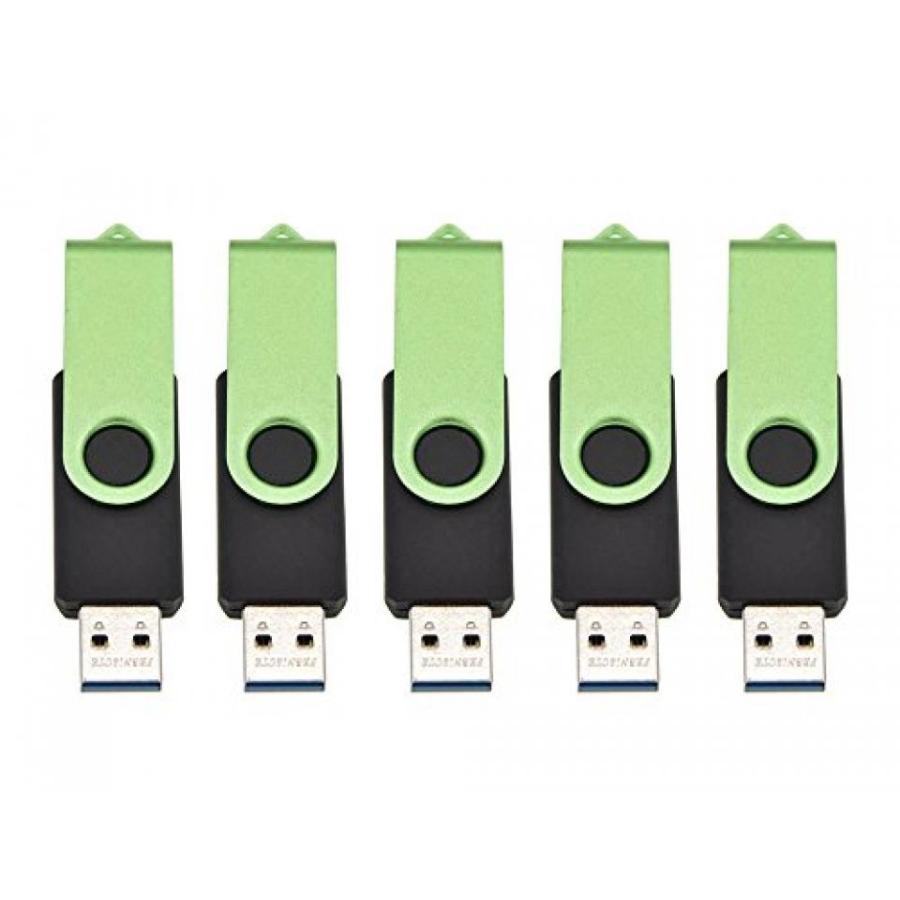 全国送料無料 パソコン ストレージ FEBNISCTE 5 点セット回転カラフルな USB3.0 8 ギガバイト 16 ギガバイト 32 ギガバイト 64 GB フラッシュ ドライブ