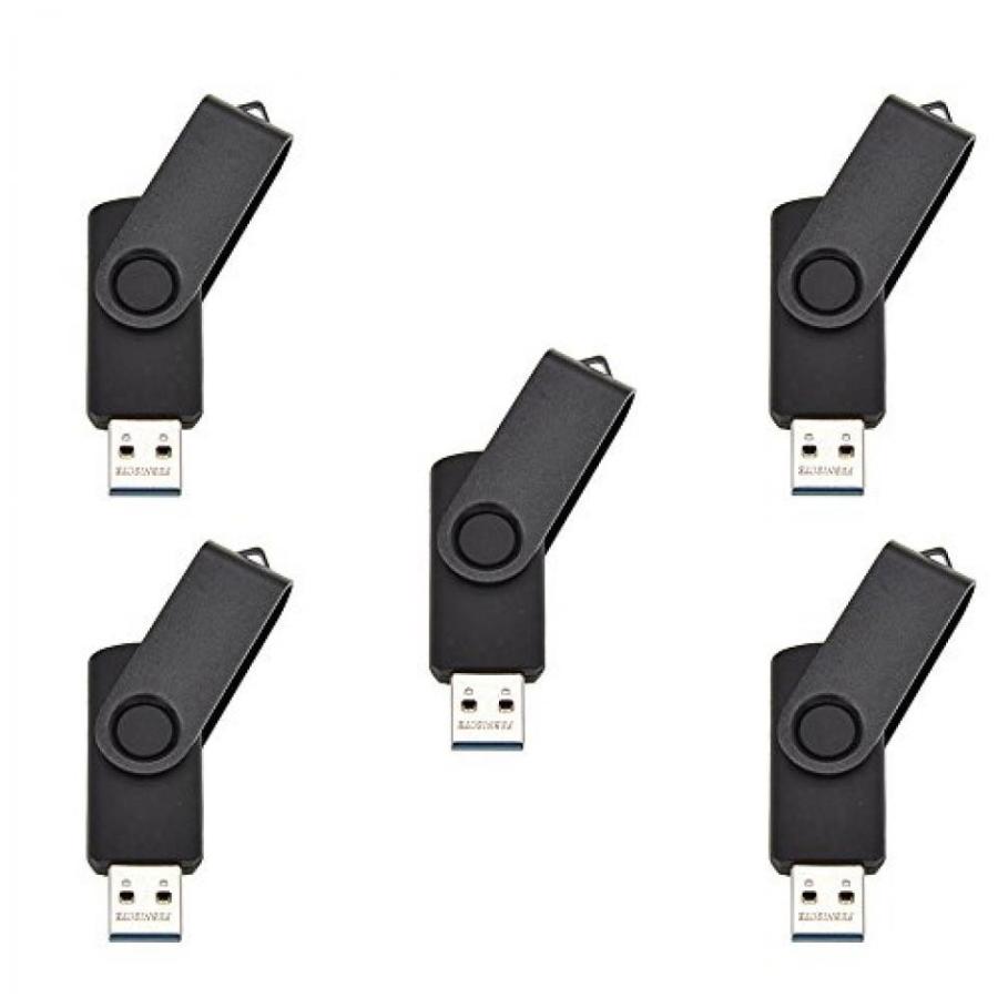 全国送料無料 パソコン ストレージ FEBNISCTE 5 点セット回転カラフルな USB3.0 8 ギガバイト 16 ギガバイト 32 ギガバイト 64 GB フラッシュ ドライブ