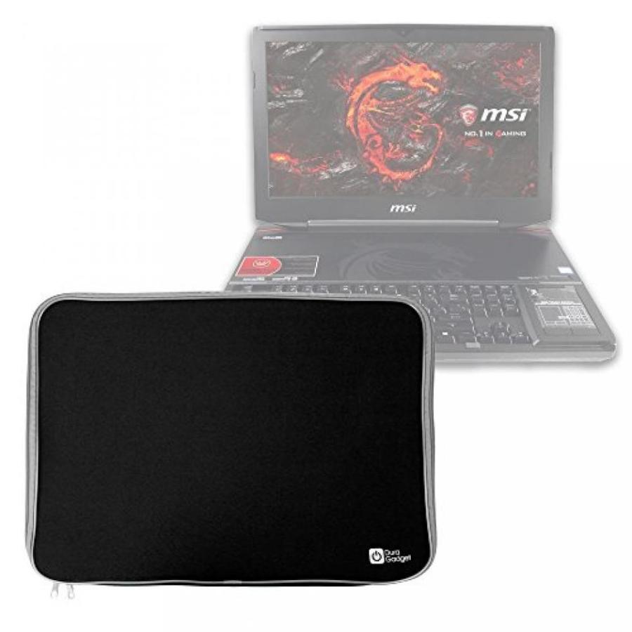 全国送料無料 パソコン ストレージ スティール黒ネオプレン ケース Zip - チューク MSI GT80S タイタン 18.4 インチ i7 6820HK 64 GB 512 GB SSD x 2 + 2 TB