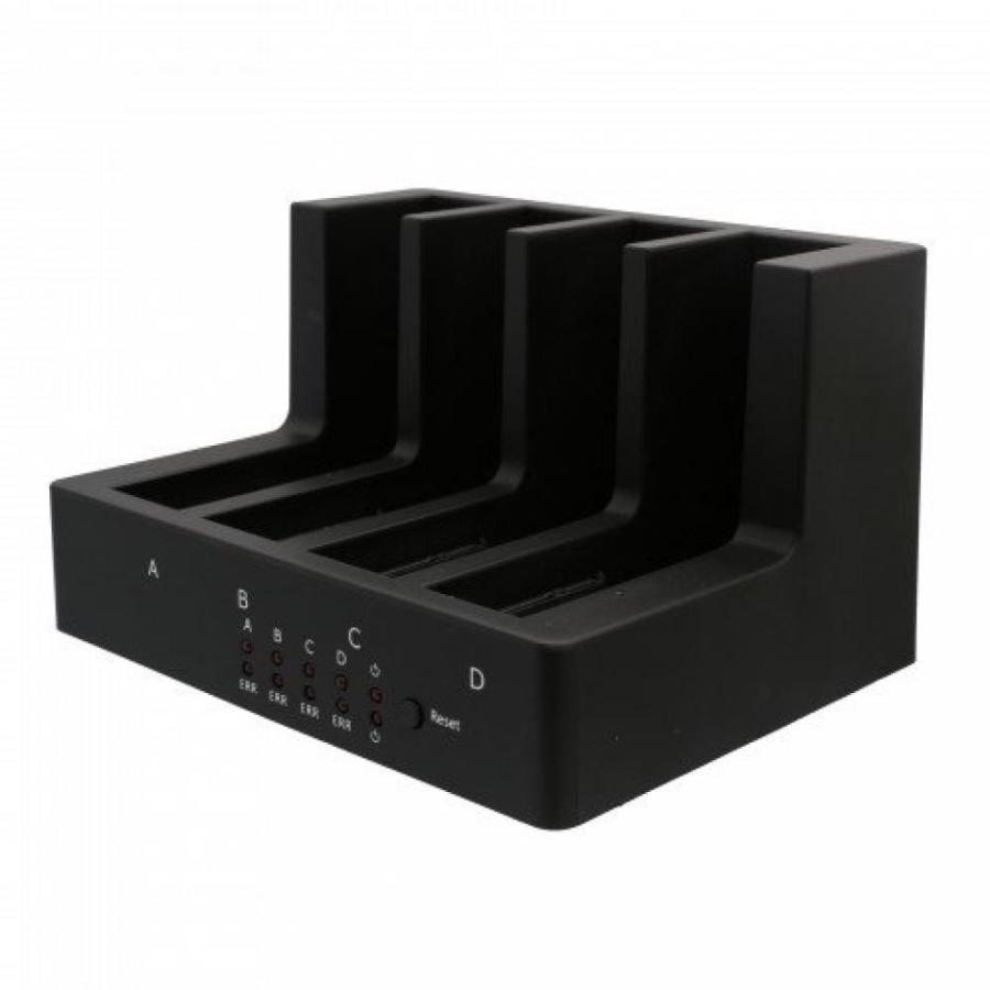 全国送料無料 パソコン ストレージ Syba USB 3 eSATA 4 ベイ HDD を Raid/1/3/5/1 サポート (SY ENC594) ドック
