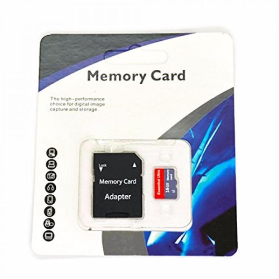 全国送料無料 パソコン ストレージ 不可欠なウルトラ 16 GB LG K3 スマート フォン MicroSDHC カード カスタム書式の高速可逆ため認定記録SD アダプター(クラス_3