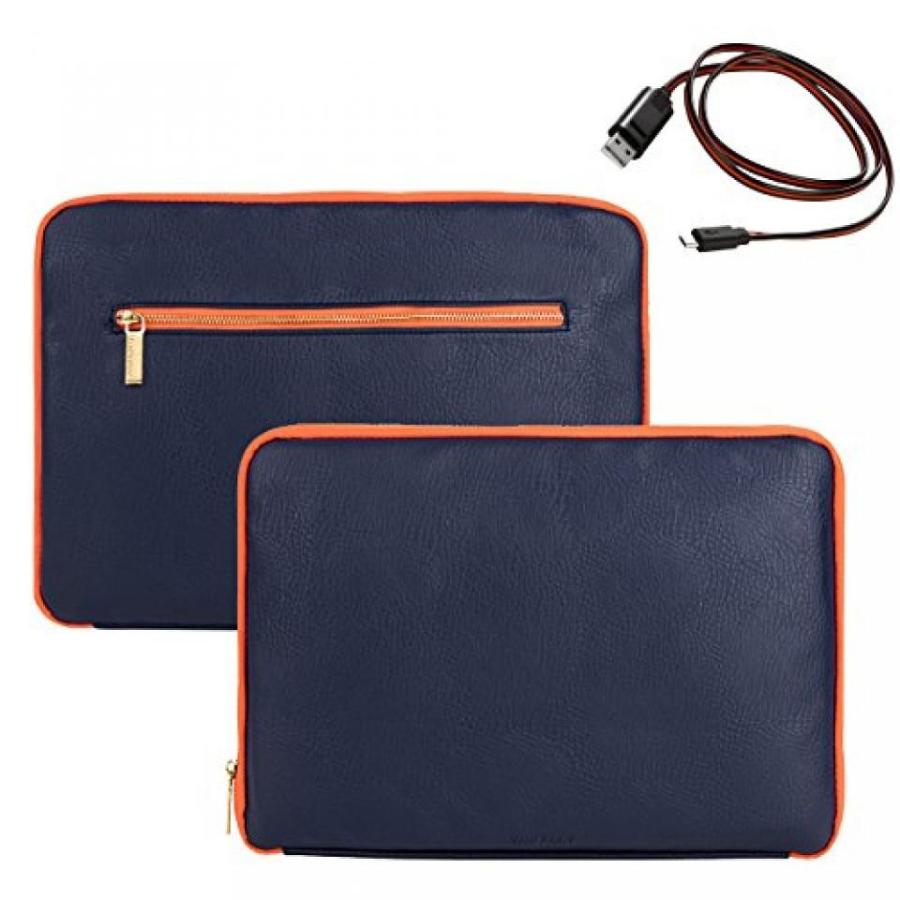 全国送料無料 パソコン ストレージ Irista 15 インチ ヘビーデューティ PU 革スリーブ HP 羨望 x2/x2 を分割/ x2/13 のパビリオン x2 13.3タブレット + USB