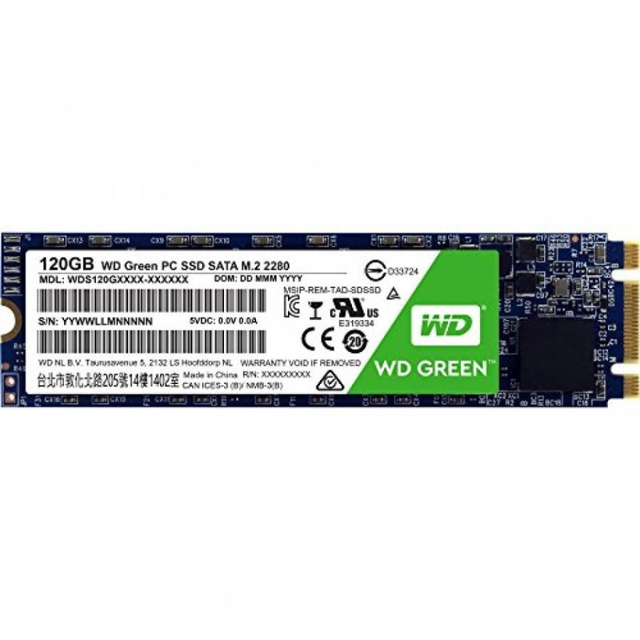 全国送料無料 パソコン ストレージ WD 緑 M.2 2280 120 ギガバイト インターン