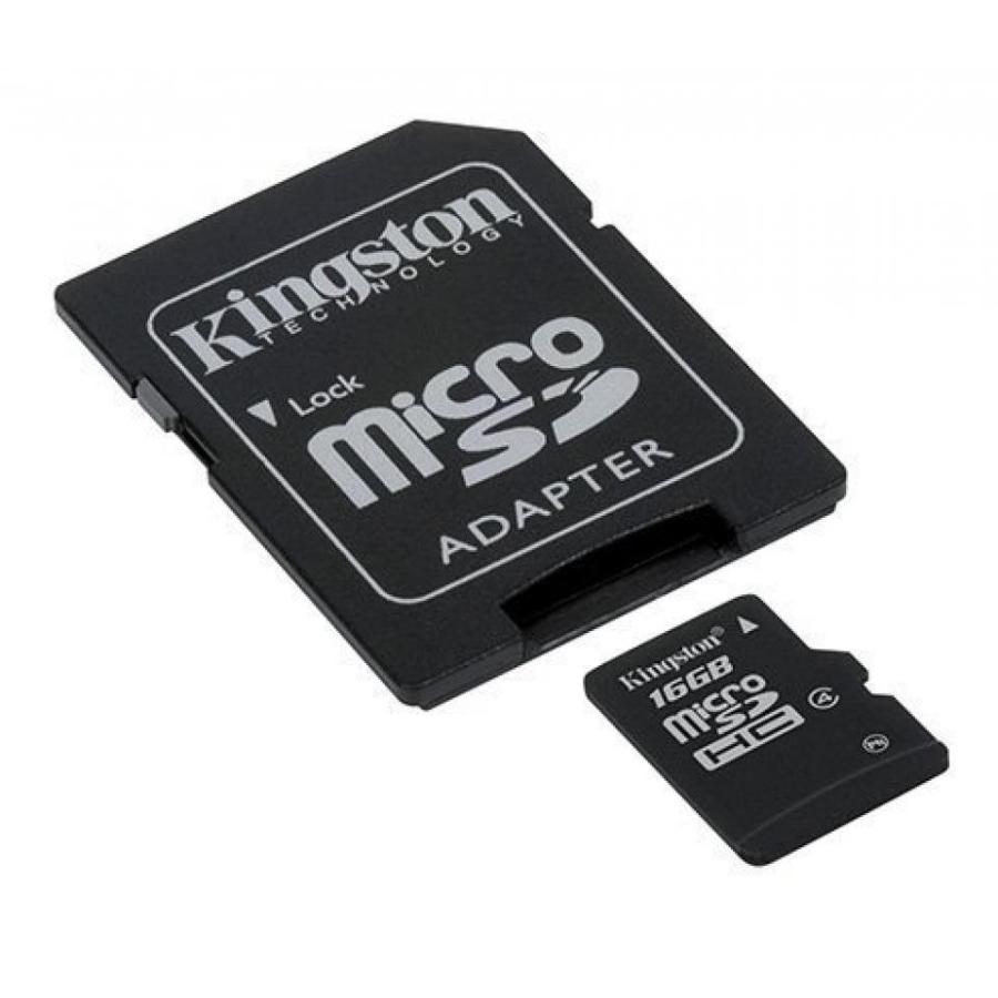 全国送料無料 パソコン ストレージ プロフェッショナル キングストン 16 GB モトローラ XT 1080 MicroSDHC カード カスタム書式設定と標準の SD