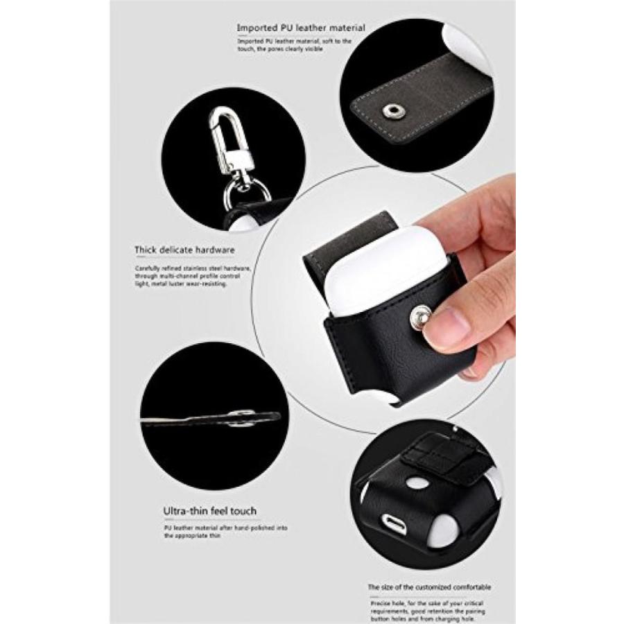 全国送料無料 パソコン PC HDD ハードディスク AirPods アクセサリーAirPods ケース喜びの生活プレミアム PU レザー_4