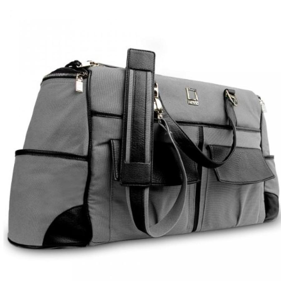 全国送料無料 パソコン ストレージ Dell Inspiron 15 5000 7000 3000 15.6-インチのラップトップ ノートブック グレー防水キャンバス革トラベル ダッフル