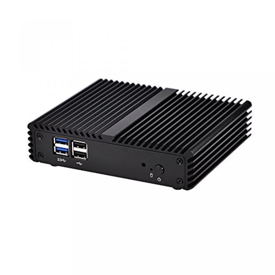 全国送料無料 パソコン PC SSD ソリッドステートドライブ Hd ビデオ Qotom Q150S S07 インテル Celeron N3150 クアッドコア デュアル Lan6Usb とミニ Pc (8 Gb