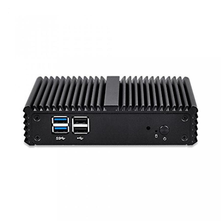 全国送料無料 パソコン PC SSD ソリッドステートドライブ Hd ビデオ Qotom Q150S S07 インテル Celeron N3150 クアッドコア デュアル Lan6Usb とミニ Pc (8 Gb