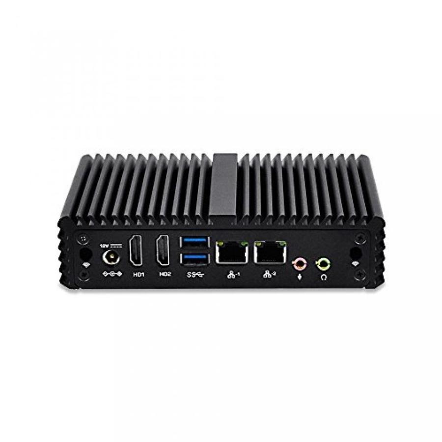 全国送料無料 パソコン PC SSD ソリッドステートドライブ Hd ビデオ Qotom Q150S S07 インテル Celeron N3150 クアッドコア デュアル Lan6Usb とミニ Pc (8 Gb