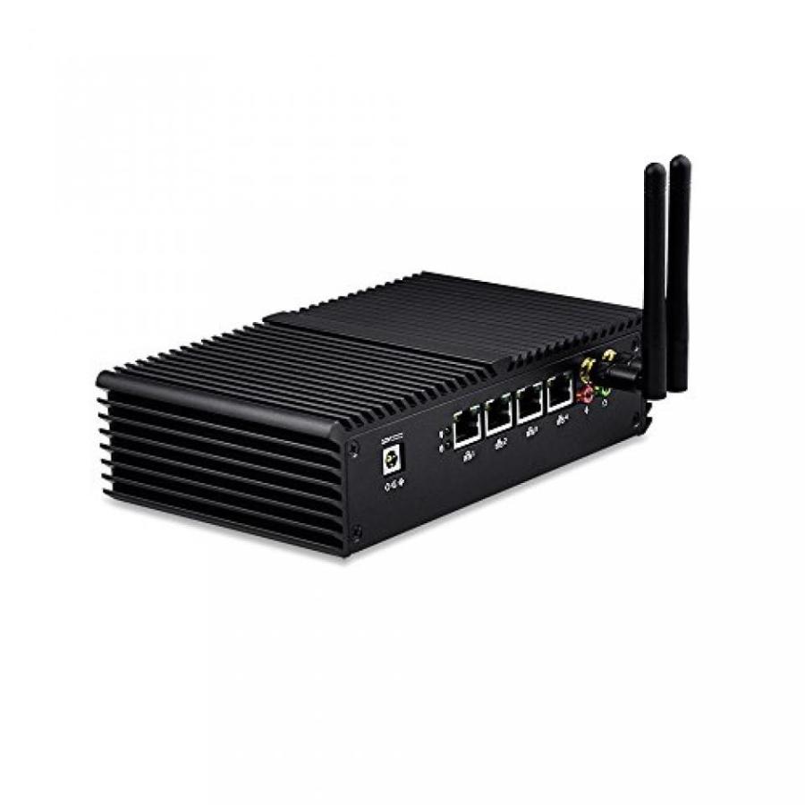 全国送料無料 パソコン PC SSD ソリッドステートドライブ Qotom ベアボーン システム Linux ミニ PCインテル Core i3 ミニ コンピューター pfsense 4