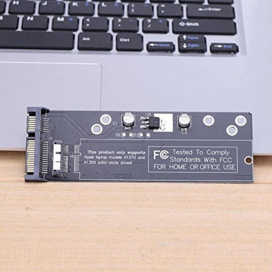 全国送料無料 パソコン PC SSD ソリッドステートドライブ Alloet 1 個 SSD SATA コンバーターにはアップルの MacBook Air A1370 A1369 2010 2011 のカード_2