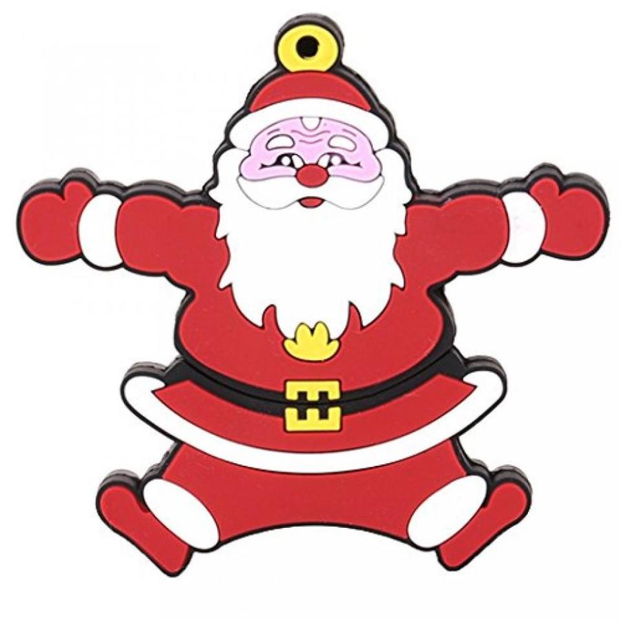 全国送料無料 パソコン ストレージ MonkeyJack ノベルティかわいいクリスマス サンタ クロースの形の USB 2.0 フラッシュ ドライブ メモリ