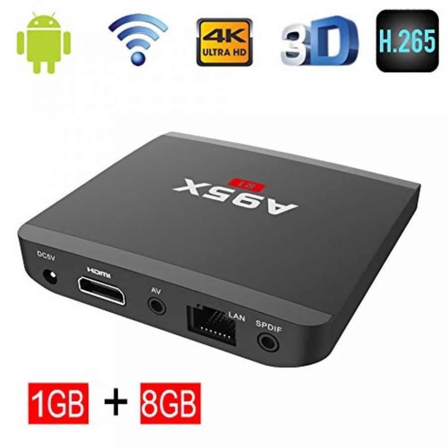 全国送料無料 パソコン ストレージ Winbuyer A95X R1 スマート テレビ ボックス Android 6.0 ミニ PC RK3229 1/8 GB 2.4GWiFi 4 K UHD WiFi ・ LAN VP9 DLNA