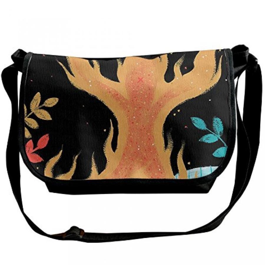 全国送料無料 パソコン ストレージ 男性女性古典的な肩クロスボディ スリング ハロウィーン カボチャに乗る自転車のメッセン ジャー バッグ